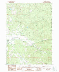 Lakecreek Oregon Historical topographic map, 1:24000 scale, 7.5 X 7.5 Minute, Year 1988