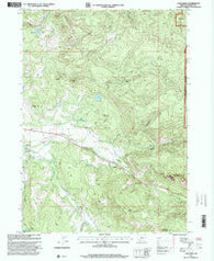 Lakecreek Oregon Historical topographic map, 1:24000 scale, 7.5 X 7.5 Minute, Year 1997