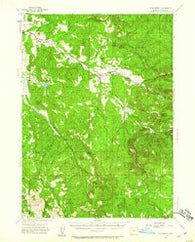 Lakecreek Oregon Historical topographic map, 1:62500 scale, 15 X 15 Minute, Year 1954