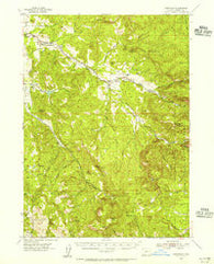 Lakecreek Oregon Historical topographic map, 1:62500 scale, 15 X 15 Minute, Year 1954