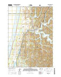 Lakeside Oregon Current topographic map, 1:24000 scale, 7.5 X 7.5 Minute, Year 2014
