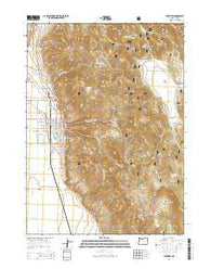 Lakeview Oregon Current topographic map, 1:24000 scale, 7.5 X 7.5 Minute, Year 2014