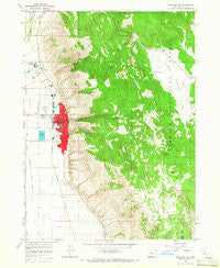 Lakeview NE Oregon Historical topographic map, 1:24000 scale, 7.5 X 7.5 Minute, Year 1964