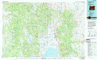 Lakeview Oregon Historical topographic map, 1:100000 scale, 30 X 60 Minute, Year 1975