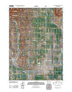 Lakeview Airport Oregon Historical topographic map, 1:24000 scale, 7.5 X 7.5 Minute, Year 2011
