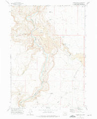 Lambert Rocks Oregon Historical topographic map, 1:24000 scale, 7.5 X 7.5 Minute, Year 1972