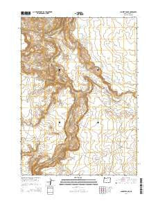 Lambert Rocks Oregon Current topographic map, 1:24000 scale, 7.5 X 7.5 Minute, Year 2014
