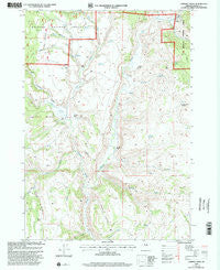 Landing Creek Oregon Historical topographic map, 1:24000 scale, 7.5 X 7.5 Minute, Year 1999