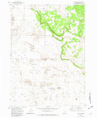 Lane Lake Oregon Historical topographic map, 1:24000 scale, 7.5 X 7.5 Minute, Year 1981
