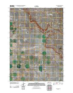 Lane Lake Oregon Historical topographic map, 1:24000 scale, 7.5 X 7.5 Minute, Year 2011