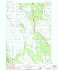 Langell Valley Oregon Historical topographic map, 1:24000 scale, 7.5 X 7.5 Minute, Year 1988