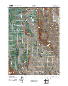 Langell Valley Oregon Historical topographic map, 1:24000 scale, 7.5 X 7.5 Minute, Year 2011