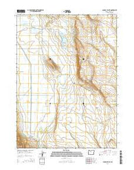 Langell Valley Oregon Current topographic map, 1:24000 scale, 7.5 X 7.5 Minute, Year 2014
