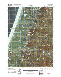 Langlois Oregon Historical topographic map, 1:24000 scale, 7.5 X 7.5 Minute, Year 2011
