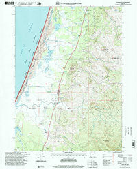 Langlois Oregon Historical topographic map, 1:24000 scale, 7.5 X 7.5 Minute, Year 1996