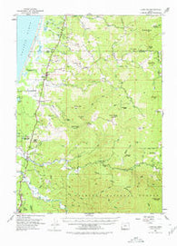 Langlois Oregon Historical topographic map, 1:62500 scale, 15 X 15 Minute, Year 1954