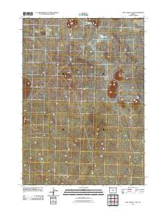 Last Chance Lake Oregon Historical topographic map, 1:24000 scale, 7.5 X 7.5 Minute, Year 2011