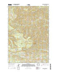 Laurel Mountain Oregon Current topographic map, 1:24000 scale, 7.5 X 7.5 Minute, Year 2014