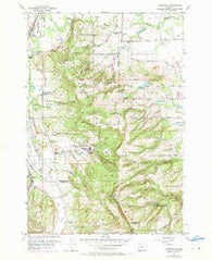 Laurelwood Oregon Historical topographic map, 1:24000 scale, 7.5 X 7.5 Minute, Year 1956