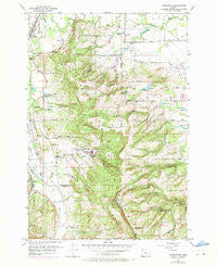 Laurelwood Oregon Historical topographic map, 1:24000 scale, 7.5 X 7.5 Minute, Year 1956