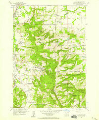 Laurelwood Oregon Historical topographic map, 1:24000 scale, 7.5 X 7.5 Minute, Year 1956