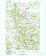 Laurelwood Oregon Historical topographic map, 1:24000 scale, 7.5 X 7.5 Minute, Year 1956