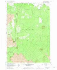 Lava Butte Oregon Historical topographic map, 1:24000 scale, 7.5 X 7.5 Minute, Year 1963