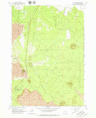 Lava Butte Oregon Historical topographic map, 1:24000 scale, 7.5 X 7.5 Minute, Year 1963