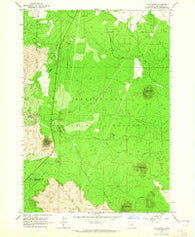 Lava Butte Oregon Historical topographic map, 1:24000 scale, 7.5 X 7.5 Minute, Year 1963