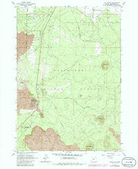 Lava Butte Oregon Historical topographic map, 1:24000 scale, 7.5 X 7.5 Minute, Year 1963