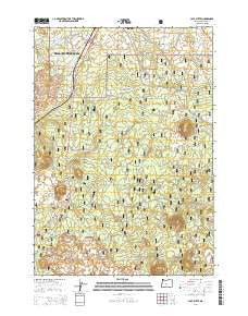 Lava Butte Oregon Current topographic map, 1:24000 scale, 7.5 X 7.5 Minute, Year 2014