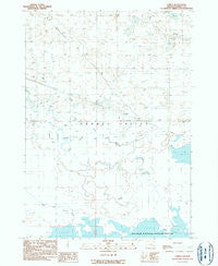 Lawen Oregon Historical topographic map, 1:24000 scale, 7.5 X 7.5 Minute, Year 1990