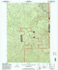 Lawhead Creek Oregon Historical topographic map, 1:24000 scale, 7.5 X 7.5 Minute, Year 1994