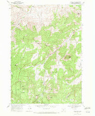 Lawson Mtn Oregon Historical topographic map, 1:24000 scale, 7.5 X 7.5 Minute, Year 1968