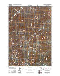 Lawson Mountain Oregon Historical topographic map, 1:24000 scale, 7.5 X 7.5 Minute, Year 2011
