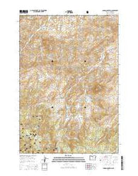 Lawson Mountain Oregon Current topographic map, 1:24000 scale, 7.5 X 7.5 Minute, Year 2014