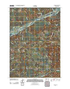 Leaburg Oregon Historical topographic map, 1:24000 scale, 7.5 X 7.5 Minute, Year 2011