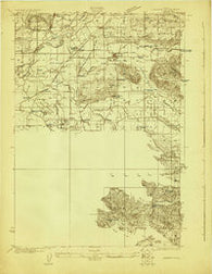 Lebanon Oregon Historical topographic map, 1:48000 scale, 15 X 15 Minute, Year 1922