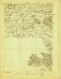 Lebanon Oregon Historical topographic map, 1:48000 scale, 15 X 15 Minute, Year 1922