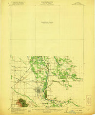 Lebanon Oregon Historical topographic map, 1:62500 scale, 15 X 15 Minute, Year 1921