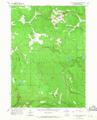 Lee Thomas Crossing Oregon Historical topographic map, 1:24000 scale, 7.5 X 7.5 Minute, Year 1966