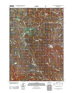 Lee Thomas Crossing Oregon Historical topographic map, 1:24000 scale, 7.5 X 7.5 Minute, Year 2011