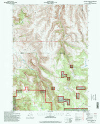 Lefevre Prairie Oregon Historical topographic map, 1:24000 scale, 7.5 X 7.5 Minute, Year 1995