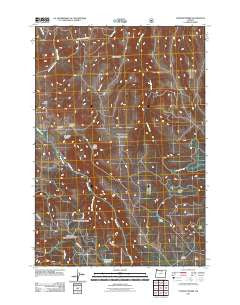 Lefevre Prairie Oregon Historical topographic map, 1:24000 scale, 7.5 X 7.5 Minute, Year 2011