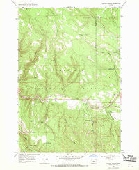 Lehman Springs Oregon Historical topographic map, 1:24000 scale, 7.5 X 7.5 Minute, Year 1967