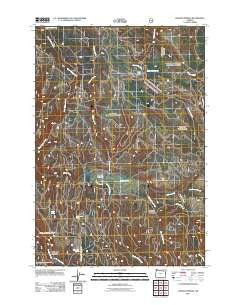 Lehman Springs Oregon Historical topographic map, 1:24000 scale, 7.5 X 7.5 Minute, Year 2011
