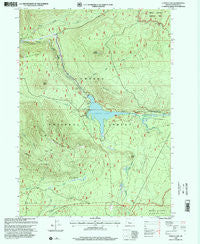 Lemolo Lake Oregon Historical topographic map, 1:24000 scale, 7.5 X 7.5 Minute, Year 1998