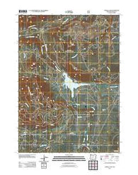 Lemolo Lake Oregon Historical topographic map, 1:24000 scale, 7.5 X 7.5 Minute, Year 2011