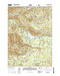 Lemolo Lake Oregon Current topographic map, 1:24000 scale, 7.5 X 7.5 Minute, Year 2014