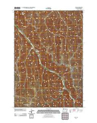 Lena Oregon Historical topographic map, 1:24000 scale, 7.5 X 7.5 Minute, Year 2011